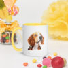 Mug chien beagle jaune gauche
