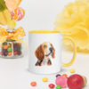 Mug chien beagle jaune droite